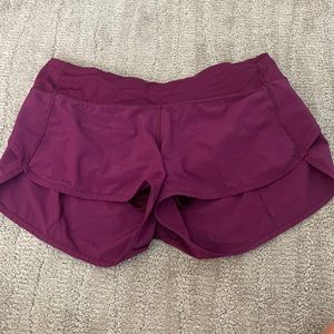 lululemon speed shorts